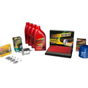 Kit de Afinación Nissan Tsuru 4L 1.6 1995 al 2008 con Aceite, Bujías NGK de Platino y Filtros KWX.