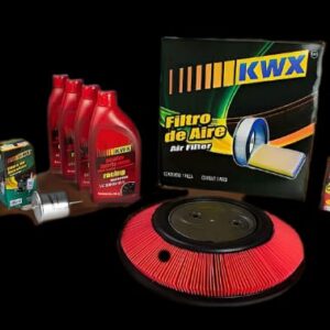 Kit de Afinación Nissan D21 4L 2.4 1993 al 2004 con Aceite, Bujías NGK de Platino y Filtros KWX.